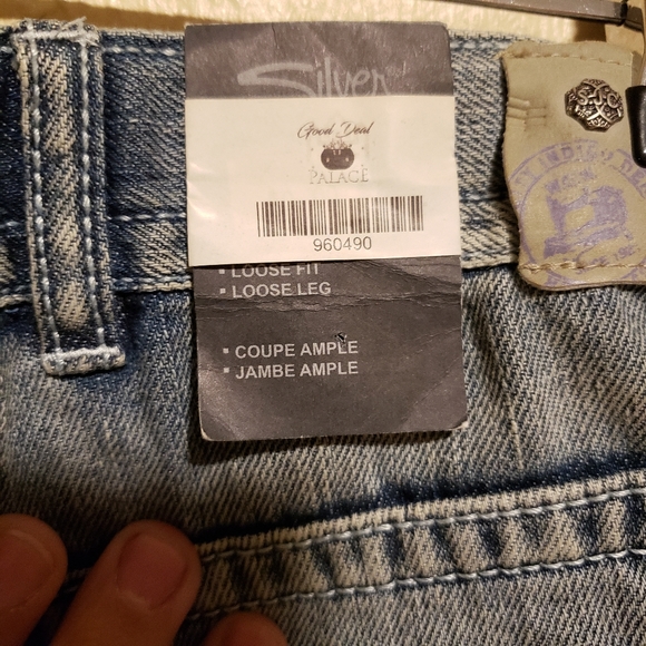 Silver Jeans Garret BOYS Adjustable Waist Size 14 Loose Fit - Picture 5 of 6